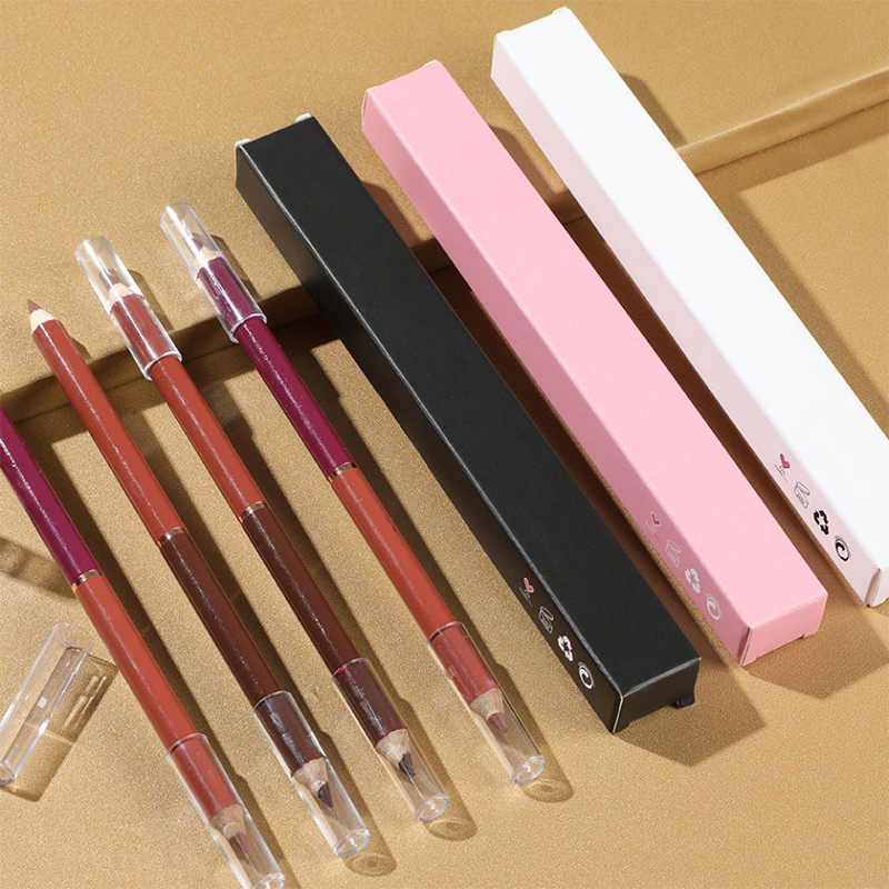 ไม่มีโลโก้ ลิปไลเนอร์กล่อง ดินสอเขียนขอบปากสีน้ำตาล ผู้จำหน่าย วีแกนครีมลิปไลเนอร์