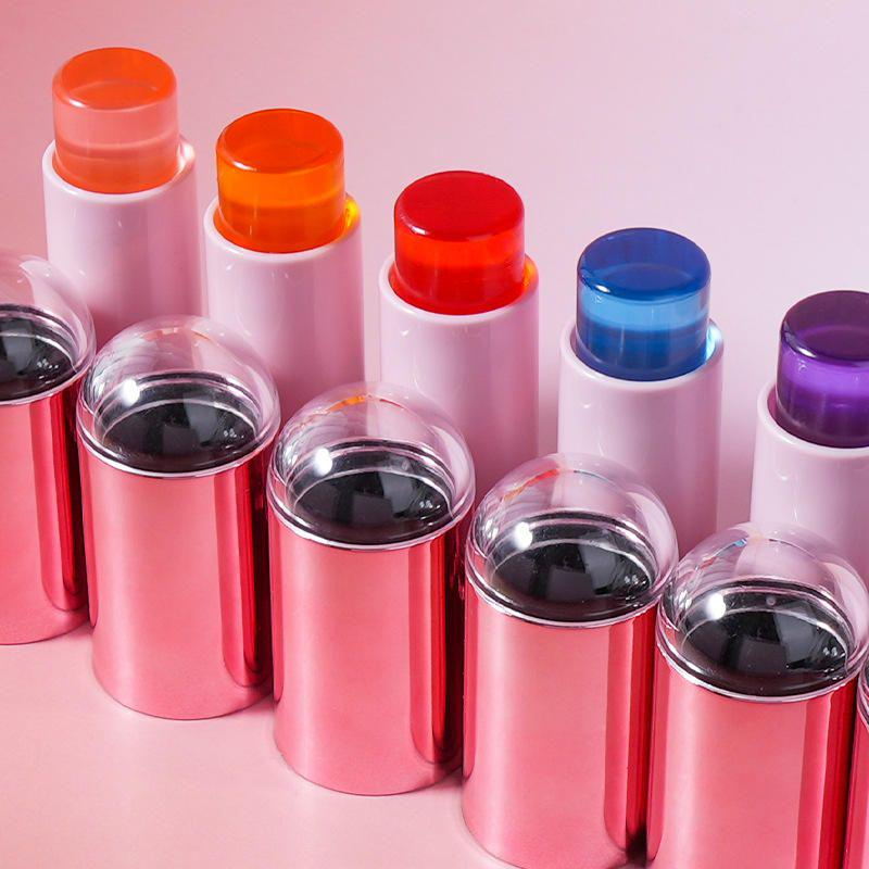 6 สี Low MOQ Jelly Blush Lip & Cheek Tint Cooling Water Milk Blush Jelly Tint Lip Cheek Blush Stick Jelly