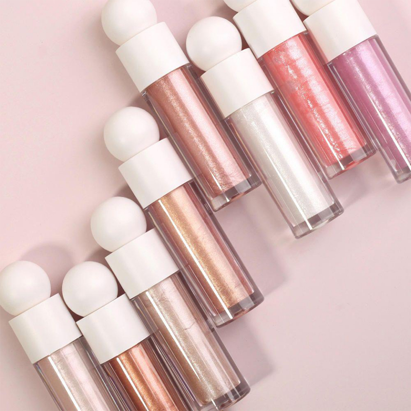 แบรนด์ส่วนตัว Fairy Shimmer Liquid Highlight กันน้ำ Body และ Face Highlight DIY สีโลโก้