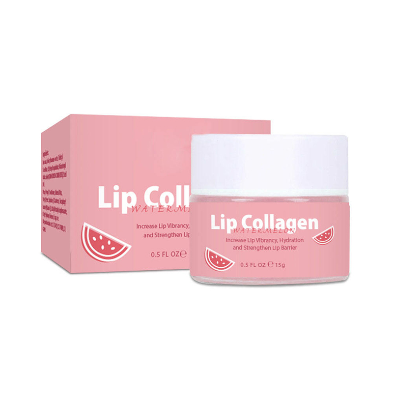 Lip Collagen Night Moisturizing Nourishing Repairing แตงโม Lip Balm Sleeping Mask