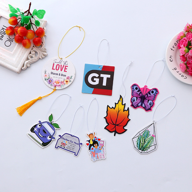 การออกแบบน้ำหอมปรับอากาศรถยนต์ตลก / น้ำหอมปรับอากาศกระดาษ / น้ำหอมปรับอากาศแบบแขวน