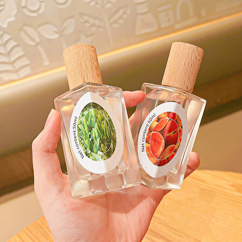 50ML/100ML WoodCap ผู้ชาย/ผู้หญิงดอกไม้ Woody น้ำหอมติดทนนาน