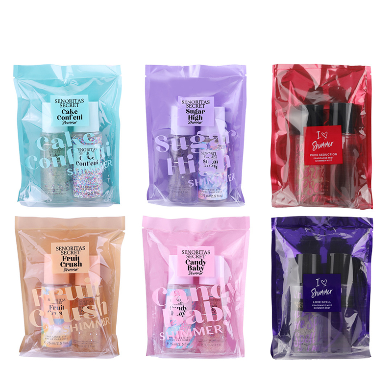 ปรับแต่งโลโก้ Body Mist Collection Perfume Body Spray Secret Body Mist Set 75ml*2