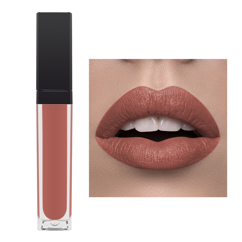 ปรับแต่งลิปสติก Lipgloss Waterproof Metllic Makeup Lip Gloss Matte 33 สี