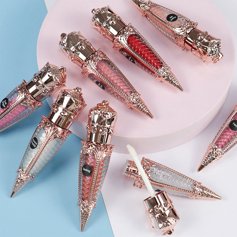 ใหม่ 3 in 1 Lip Gloss Set Matte Gift Box ลิปสติกแต่งหน้าผสม