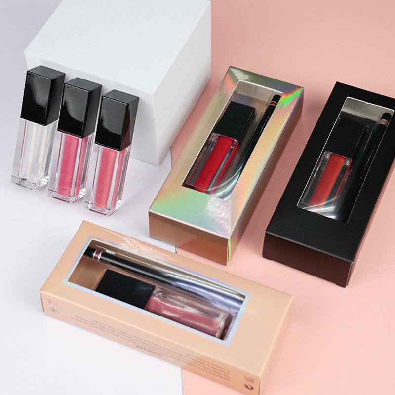 Makeup Liquid Lips 113 สีลิปกลอส Matte Liquid Water Proof ลิปสติกลิปกลอสและ Lip Liner Set