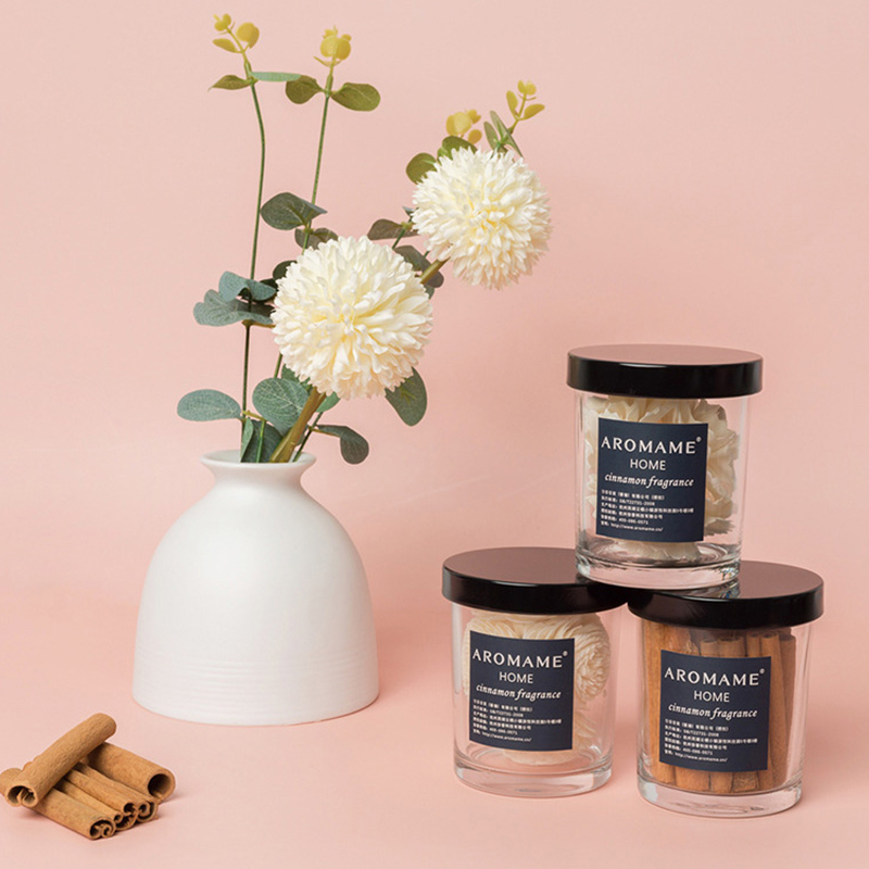 เครื่องกระจายกลิ่น เครื่องกำจัดกลิ่น ขวดดีบุก คริสตัลหิน ดอกไม้แห้งอบเชย เครื่องกระจายกลิ่น น้ำหอมปรับอากาศ